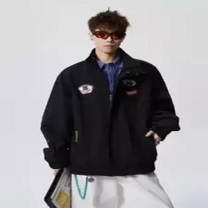 남사친 봄 레이싱복 트레이닝 와펜 재킷 자수 코트 점퍼 하이넥 MODU1