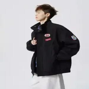 남자 캐주얼 재킷 트레이닝 칼라 자수 코트 공용 차이나 MODU1