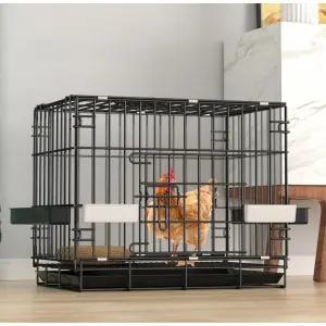 닭장 케이지 대형 가정용 닭키우기 조립식 병아리 대형사이즈 사육 이동식 조류 철제 바퀴