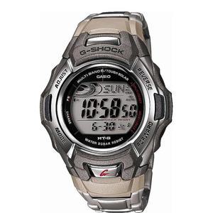 카시오 남성용 G-Shock MTGM900DA-8CR 터프 솔라 아토믹 스테인리스 스틸 스포츠 워치