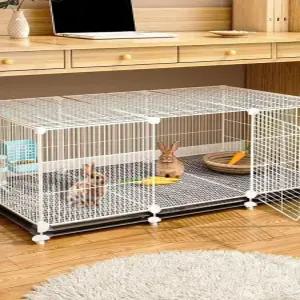 특대형 토끼장 대형 반밀폐 조립식 야외 애완동물 닭장 양계 펜스형 스틸