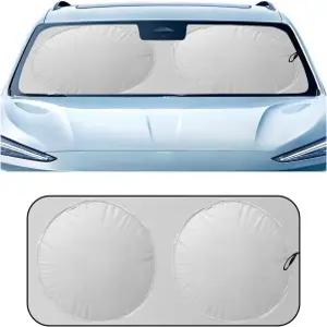 GAOLAOSY 자동차 앞유리 햇빛 가리개 접이식 열 차단 SUV 트럭을 위한 범용 반사 차량 내부 보호 커버