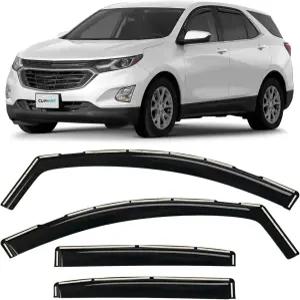 2018-2024 쉐보레 이쿼녹스 통풍구 윈도우 바이저 자동차 액세서리 디플렉터 오리지널 클라이밋 아트