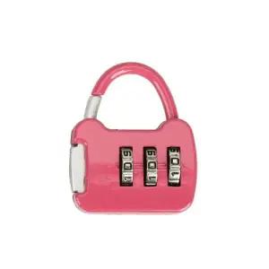 미니자물쇠 사물함 안전 걸이 비밀번호자물쇠 핑크 자물쇠