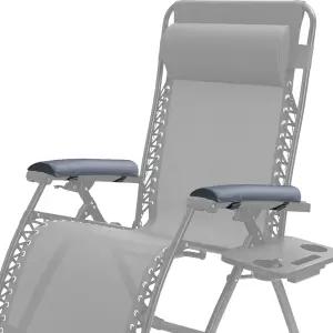 무중력 의자용 유혼 팔걸이 쿠션 접이식 및 부드러운 패드로 야외 잔디밭 라운더 리클라이닝 파티오 라운지