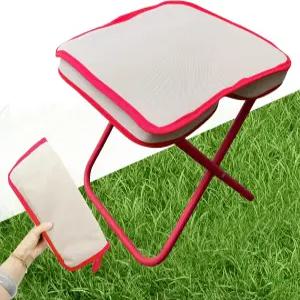 KCTXIPE 미니 이지 캐리 야외 의자 캠핑 하이킹 낚시 정원 가꾸기 및 사용을 위한 컴팩트 가볍고 내구성이