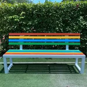 정원 벤치 야외 스틸 테라스 평상 등받이 팔걸이 빈티지 휴게 의자