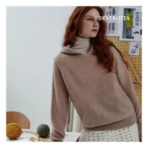 드베로타 최초가 129,000원 25FW 알파카 후드 풀오버 218593