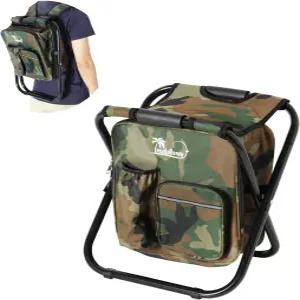 쿨러백 접이식 의자가 있는 리드올웨이 백팩 낚시 남성용 사냥 선물 야외 캠핑 페인트 BBQ 해변 피크닉