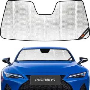 렉서스 2021-2025 IS300/IS350/IS500용 피게니우스 윈드실드 선쉐이드 반사 알루미늄 필름 전면 유리창 -