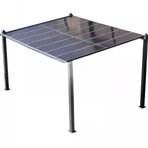 야외 파고라 렉산 조립식 농막 스카이어닝 처마 테라스 비가림막 쉐이드 그늘막