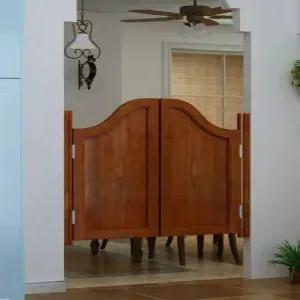 스윙 도어 주방 레스토랑 카우보이문 파티션 가림막 원목 칸막이 중문 오프너 공간