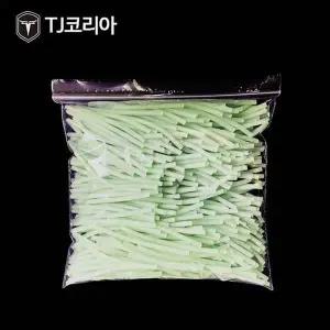 [콩심팥심]갈치 튜브 칠각 축광고무 자작채비 야광 초장축 1kg