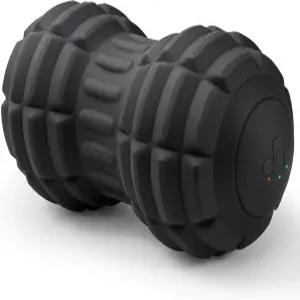 발바닥 근막염을 위한 JEJUNJIE 진동 땅콩 마사지 볼 발 목 등 몸을 4단 휴대용 롤러 - 심부 조직 근막