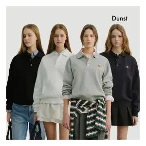 던스트 UNI LEATHER LOGO COLLARED T-SHIRT_UDTS6A110 218053