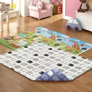 거실 특대 놀이방매트 안전 유아 양면 바닥 놀이