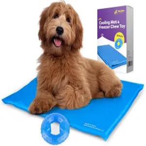 헤르츠코 개 매트 츄 장난감 세트 혁신적인 젤 기술이 적용된 패드 최대 55파운드의 소형 및 중형 고양이를