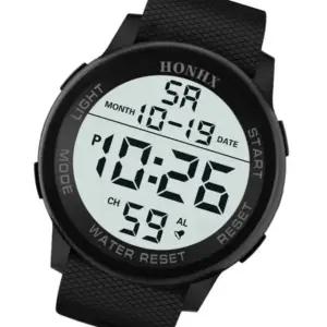 스포츠 디지털 LED 남자 군인 학생 전자 손목시계