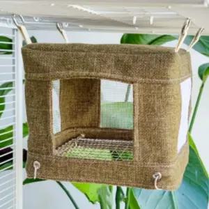 새장용 앵무새 그네 해먹쉼터 조류용품 놀이