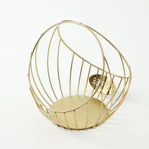 고급스러운 골드 하프문 캡슐커피 보관함 바구니 정리함 홀더 스탠드 보관통 커피랙 디스펜서