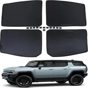 허머 EV 2024-2026용 선루프 선쉐이드 업그레이드된 자동차 지붕 커버 접이식 태양 그늘 자외선 반사기