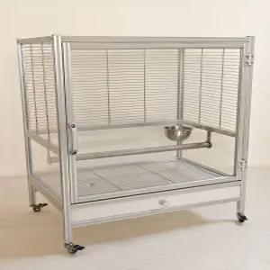 아크릴 새장 스탠드 안전한 기본형 횃대 모란앵무 날림장