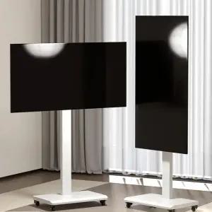 이동식 모니터 거치대 스탠드 이동형 브라켓 높이조절 무빙