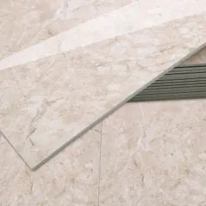 점착식 데코타일 3T 유광 마블브라운 1박스실내인테리어 주방및보수 바닥 형타일 베란다시공 사무공간 다용