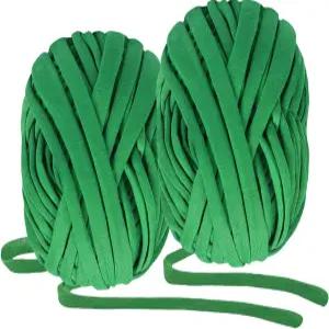 2팩 가든 트위니 부드러운 식물 넥타이 등반 위한 그린 스트링 덩굴 토마토 꽃 장미 지지대 98FT/롤 총