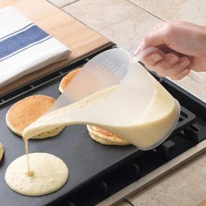 팁입 측정 주전자 플라스틱 눈금 표면 컵 요리 주방 베이커리 도구 용품 액체 1000ml