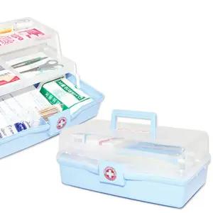 가정용 응급상자 3단 계단식 구급함 내용물13종 포함 구급 세트 구급약 구급통 구급약품 재난대비 비상약