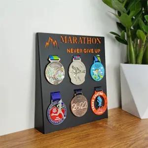 메달 보관함 전시 뱃지 케이스 거치대 프레임 보관 정리 기념 투명 진열 액자형 마라톤