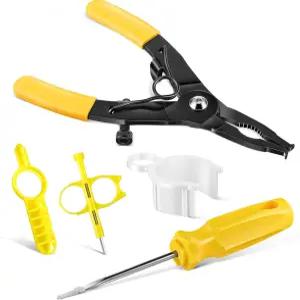 레인버드/헌터 스프링클러 헤드 로터 조정 도구 노즐 삽입 칼라 렌치와 호환되는 걸프뮤 5팩 공구 키트