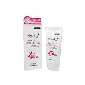 이지하우스 예쁜얼굴 수퍼UV 선크림 사계절용 50ml 2개 627154