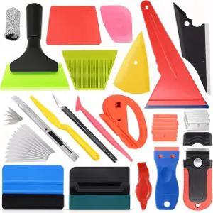 NEWISHTOOL 자동차 창문 틴트 도구 키트 비닐 랩 틴팅 차량 PPF 설치 필름 섕크 스퀴지