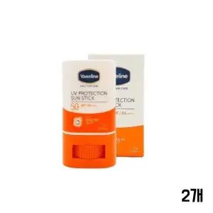 이지하우스 바세린 선크림 간편한 데일리 선케어 UV 프로텍션 선스틱 15g 2개 672477