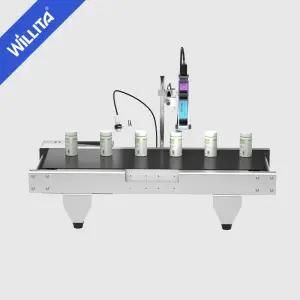 Willita 온라인 TIJ 잉크젯 프린터 컨베이어 벨트 올인원 바코드 만료일 QR 코드 로고 연속 코딩 기계