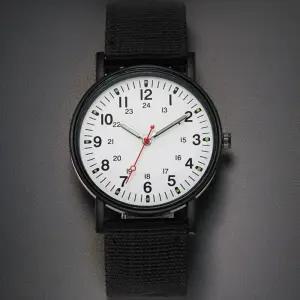 슬림 나토 밴드 저소음 손목 시계 기념품 학생 시험 iph9+5oRa