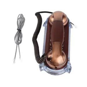 앤티크 레트로 전화기 데스크탑 고정 유선 홈 호텔 사무실용 벽걸이 전화 미니