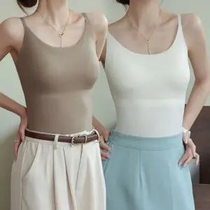 캡 내장형 햄라인 심리스 나시 티셔츠 URD-532