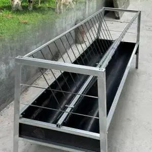 염소먹이통 양 목장 염소 여물 식수 사료 양면 밥통 급여기 조절 농장 가축