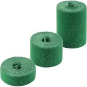 3팩 정원 식물 넥타이 세트 RHAHA 재사용 가능한 테이프 스트랩 지원 케이블 49.2피트 0.5 x16.4 및 1 2