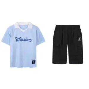 [갤러리아] NBA키즈어센틱 자카드 카라반팔티 6부카고세트(K262TS020P/20/PT070/19