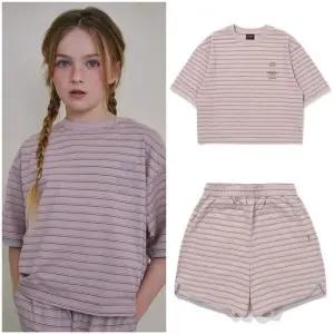 [갤러리아] [블루테일]상하세트    AAB4TS05PK/AAB4PT06PK 핑크티셔츠