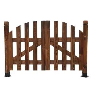 정원 울타리 나무문 정원문 출입문 목재 주택 대문 휀스