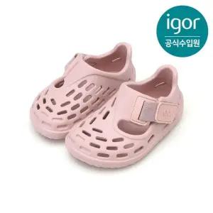 [갤러리아] 이고르 티후카 클로그 샌들 핑크 IGSDTJN2FR 유아동 키즈샌들 여아샌들 남아샌들