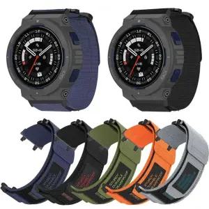 나일론 시계 밴드 교체용 패션 루프 스트랩 퀵 릴리스 조절 가능한 시계줄 팔찌 아마즈핏 액티브