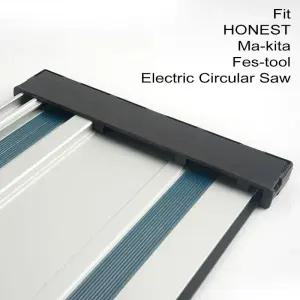 보호 커버가있는 70cm 알루미늄 합금 가이드 레일 전기 원형 톱 경량 목공 도구 용