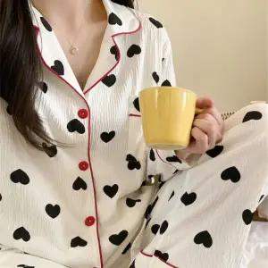 [위드기프트] 하트패턴 사랑스런 파자마세트