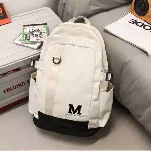 유행 패션 여성 백팩 10대 학교 책가방 흰색 가방 여자메신저백